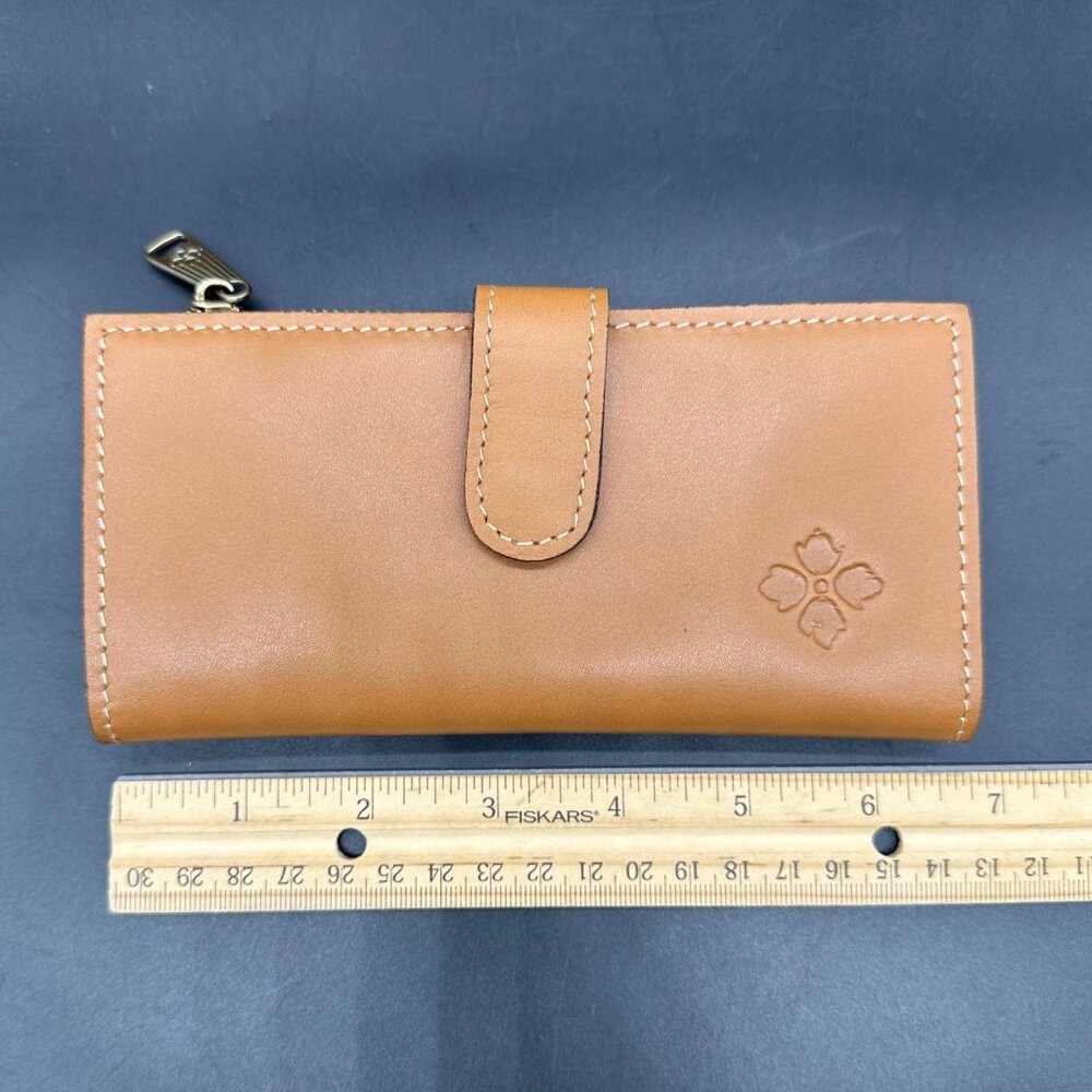 Patricia Nash Purse Leather Crossbody Bag Wallet Set Hazelnut Tan Handbag - Picture 16 of 16